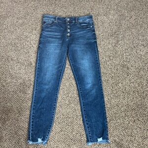 KanCan Women's High Rise Jeans Sz 27 button fly